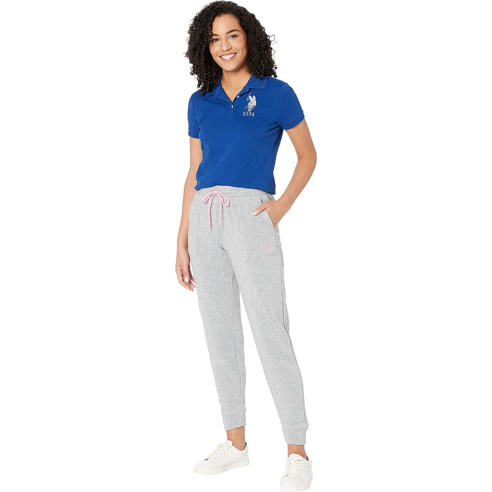 U.S. POLO ASSN.  Patch Pocket Joggers Heather Gray Womens Sz XL NWT/48MSRP